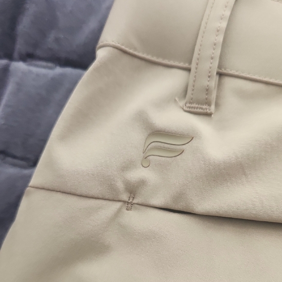 Fabletics Tan Casual Pants. The Only Pant Slim Fit - Picture 5 of 7